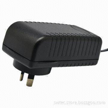 External 42W Australia Plug-in Switching Power Supply, 100-240V AC, 50/60Hz/Erp/CEC Level V/MEPS IV